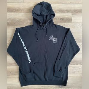 STAND ATLANTIC THROW ME LIKE A MOLOTOV 'F.E.A.R.' BLACK HOODIE, LARGE